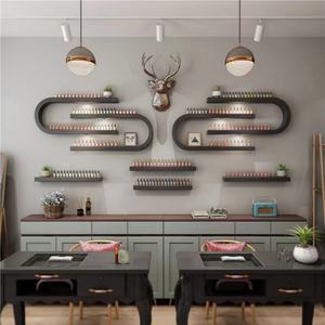 Support d'exposition pour salon de manucure, présentoir mural pour vernis à ongles avec éclairage et étagère - Product Image 4