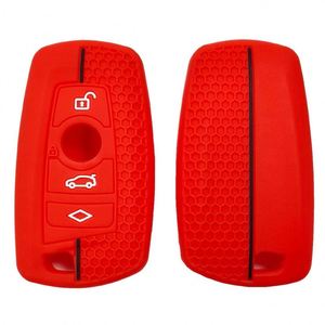 Funda de Silicona Estilo Panal para Llave de BMW Serie 5/3/1 320Li 528 X3 X4, Modelo BM-C, Anti-caídas - Product Image 6