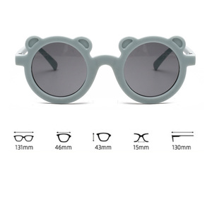 Simpatico cartone animato Lovely Kids <span class=keywords><strong>occhiali</strong></span> <span class=keywords><strong>da</strong></span> sole forma di orso cornice ragazze bambini <span class=keywords><strong>occhiali</strong></span> <span class=keywords><strong>da</strong></span> sole <span class=keywords><strong>occhiali</strong></span> <span class=keywords><strong>da</strong></span> <span class=keywords><strong>vista</strong></span> rotondi per ragazzo - Product Image 6