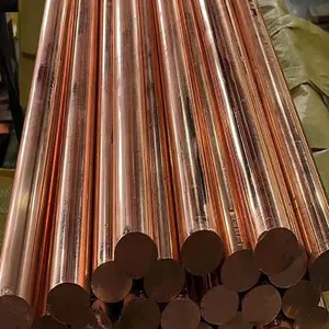 Hochwertiger polierter runder Kupfers tab C11000 C101 Durchmesser 2-90mm reiner Kupfers tab mit Schweiß service erhältlich