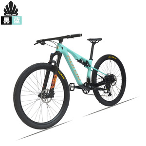 Vélo de montagne tout suspendu HULDABIKE 29 pouces en fibre de carbone, transmission Shimano XT8100, cadre Softtail, vélo tout-terrain pour adultes - Product Image 2