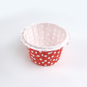 Cốc Giấy Nướng Bánh Tùy Chỉnh Hộp Bánh <span class=keywords><strong>Cupcake</strong></span> Giấy Lót Hình Chiếc Mũ Nhỏ Màu Trắng Màu Nâu - Product Image 5