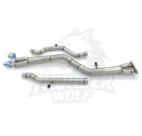 Tuyaux d'échappement intermédiaires en acier inoxydable 304 à haut débit HT Performance, 3,5 pouces, ajustement parfait pour BMW F80 M3/F82 M4 S55 3.0T