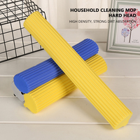 Recharge de balai serpillère en éponge PVA personnalisée, tête de 27 cm, manche en aluminium durable, réutilisable, essorage pliable sur quatre côtés, séchage rapide, remplacement pour la maison