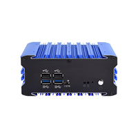 Mini PC industriel sans ventilateur avec processeur Intel de 10e génération pour l'informatique de périphérie, PC robuste embarqué avec double écran 4K pour la vision industrielle