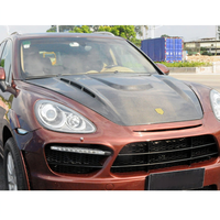 Nouveau capot moteur avant en fibre de carbone style Ham pour Cayenne 958 2011-2014, fixation par boulons, 100% compatible, pièces automobiles