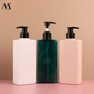 400 ml PET empty shampoo bottle costmize plastic bottle for liquid soap shampoo and conditioner bottles customize