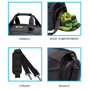 Bolsa Deportiva Personalizada de Gran Volumen, Resistente, con Compartimento para Zapatos, Tejido Impermeable, Ideal para Gimnasio y Ejercicio, en Oferta - Product Image 4