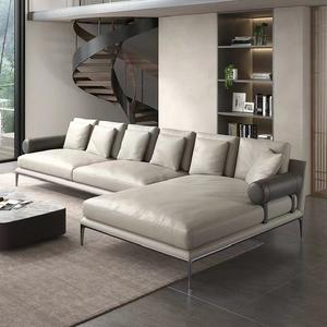 安东尼奥·Citterio高品质意大利环礁客厅真皮沙发 - Product Image 4