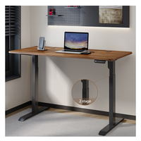 Bureau debout électrique à moteur unique, super stable, réglable en hauteur, économique, avec cadre ergonomique