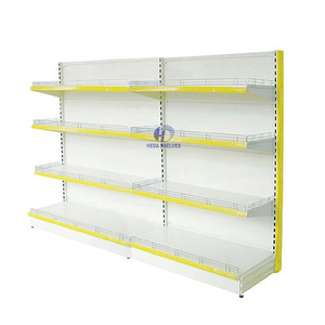 Servicio de OEM color rojo blanco estante de exhibición de 5 capas de los estantes de los supermercados góndola de la <span class=keywords><strong>farmacia</strong></span> - Product Image 6