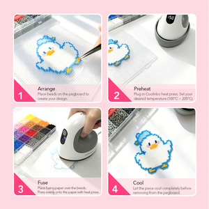 Perles thermocollantes Coolinbo, <span class=keywords><strong>prix</strong></span> d'usine, qualité alimentaire, 2,6 mm, perles thermocollantes artisanales DIY personnalisées pour enfants - Product Image 4