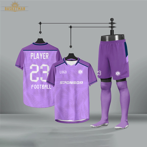 Seragam Sepak Bola Sublimasi Kustom Piala Dunia 2026 Set Seragam Tim Maillot De Foot Ukuran XXXXL Set Kaos Jersey OEM - Product Image 1