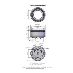 Sensor Electroquímico de Gas de Cianuro de Hidrógeno CLE-0731-700, Sensor de Seguridad con Detección de 0 a 50 ppm - Product Image 4