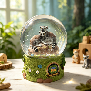 Sfera di Cristallo con Creature Marine in Resina, Globo di Neve Realistico Dipinto a Mano, Logo Personalizzato, Decorazione Marina, Souvenir all'Ingrosso, Regalo per Casa e Tavolo - Product Image 5