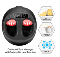 Masseur de pieds électrique Shiatsu pour améliorer la circulation sanguine, avec vibration et chaleur, certifié CE
