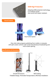 New Arrivals P1.538 Outdoor Floor Stand LED Display <b>Screen</b> with 500cd Brightness & 240Hz Refresh Rate for Advertising - Product Image 6