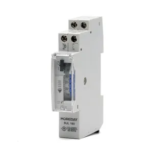DIN Rail SUL180 Time Switch Mechanical Timer Switch 110v 220V DC AC daily weekly 24 Hours Programmable Timer 16A Time Switch
