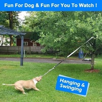 Jouets de corde de tir à la corde pour chien d'intérieur et d'extérieur jouets à mâcher interactifs multifonctionnels élastiques tirant la balle de corde
