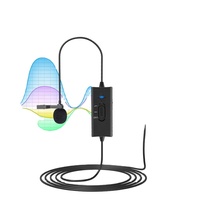 Microphone rechargeable Condensateur USB Caméra Interview Enregistrement Collier Microphone Réduction Du Bruit Haut-Parleur Avec Microphone