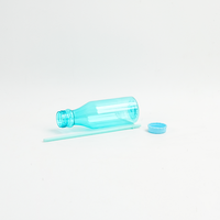 Bouteille d'eau en plastique Tritan givré transparent de 500 ml avec logo personnalisé pour enfants, avec paille, pour boissons gazeuses