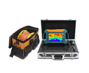 Détecteur d'eau souterraine multifréquence 16 canaux ADMT-300SX (+ capteur C1) en acier inoxydable IP68 avec bobine de 10 cm pour forage Wi-Fi - Product Image 3