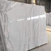Carrelage en marbre blanc de Guangxi le moins cher pour sols et escaliers