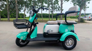 Scooter de Movilidad Eléctrico para el Hogar, Triciclo Eléctrico Pequeño de Tres Ruedas 48V600W para Adultos con Respaldo - Product Image 3