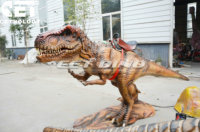   T-Rex Électrique Animatronique Réaliste pour Enfants, Dinosaures à Chevaucher pour Parcs d'Attractions et Centres Commerciaux