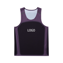 Custom Spring/Summer Outdoor Breathable Polyester Casual Quick-Dry Mesh Tank Tops Digital Printed Sports Tank Tops
