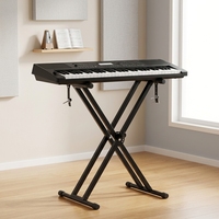 Wholesale Detachable Double X Keyboard Stand Adjustable Height Iron Frame for Electronic Piano Stage Performance