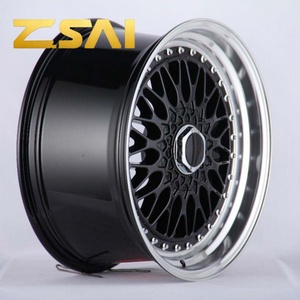 Jantes en alliage d'aluminium multi-rayons de 19, 20 et 22 pouces, 2 pièces, <span class=keywords><strong>4x100</strong></span>, 5x120, jantes personnalisées pour voitures <span class=keywords><strong>BBS</strong></span>, Audi, Golf, JDM - Product Image 2