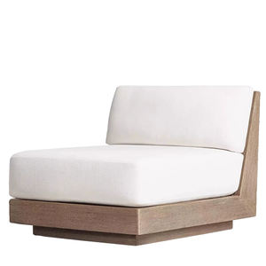 Factory <span class=keywords><strong>Outlet</strong></span> Muebles de jardín de lujo Muebles de teca <span class=keywords><strong>Sofá</strong></span> doble de teca natural - Product Image 6