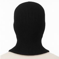 Nouveau hiver chaud laine tricoté chapeau masque de Ski personnalisé Skimask 3 Hol Mak cagoule