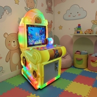 Équipement de divertissement d'arcade, jeu de pêche chanceuse pour aire de jeux pour enfants avec écran HD de 21 pouces et alimentation électrique