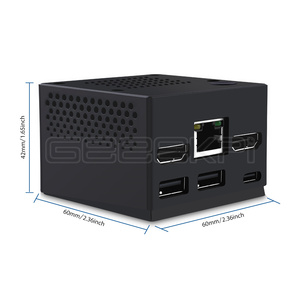 DeskPi Raspberry Pi CM4/5 Metal Case Shell With Aluminum Alloy Radiator Integrating a Silent Fan Supports <b>M.2</b> <b>NVME</b> <b>SSD</b> G608 - Product Image 1