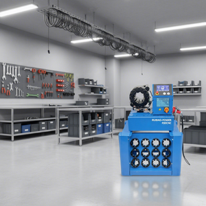 Mesin Pemotong dan Penjepit Selang Pompa Hidrolik Terkendali PLC RUIBAO dengan Kontrol Jarak Jauh, Daya 3kW, Multi-Tegangan, Ukuran 2-6 inci, 1 Unit - Product Image 1