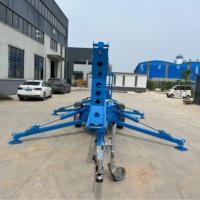 L-292 Nacelle élévatrice articulée Spider Man électrique/multi-alimentation tractable, télécommandée, hauteur de plateforme 24M (45ft/60ft/80ft)