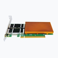 Tarjeta de Red Ethernet NIC de Doble Puerto QSFP28 de 100G con Chip Intel E810-CAM2, Productos de Red