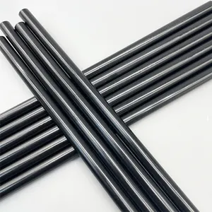 Tongkat lem leleh panas hitam batang silikon tipis 11mm tongkat lem panas untuk kerajinan