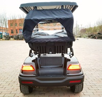 Nuevo Modelo 2025: Carro de Golf Eléctrico de 2 Plazas con 4 Ruedas y Soporte para Bolsa de Pelotas, Buggy Eléctrico para Caza en Venta