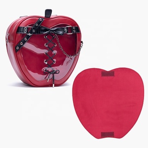 Bán buôn tùy chỉnh màu xanh lá cây Táo ITA Ba lô Pin túi với cửa sổ rõ ràng chất lượng cao PURSE nhà sản xuất - Product Image 4