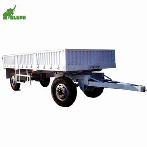 Remolque completo de pared lateral de carga multiusos y remolque de camión de barra de tiro completo con plato giratorio a <span class=keywords><strong>Madagascar</strong></span> - Product Image 1