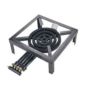 Peinture noire cuisinière à gaz à 4 anneaux nouveau modèle de brûleur en fonte haute puissance pour <span class=keywords><strong>Wok</strong></span> et cuisson - Product Image 5