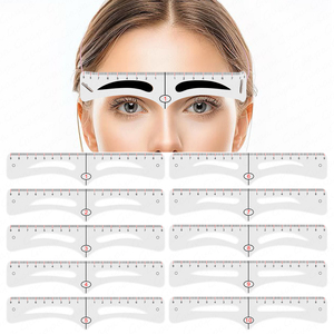 Outils réutilisables de mise en forme des <span class=keywords><strong>sourcils</strong></span> de Microblading Règle de cartographie des <span class=keywords><strong>sourcils</strong></span> en plastique DIY Guide des <span class=keywords><strong>sourcils</strong></span> Kits de pochoirs de mise en forme <span class=keywords><strong>avec</strong></span> forme des <span class=keywords><strong>sourcils</strong></span> - Product Image 6