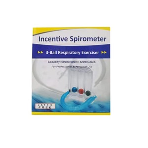 Medical Medical Respiratory Exerciser Lungen übung Atem training 600-900-1200ml 3 Ball Volume tric Incentive Spiro meter - Product Image 6