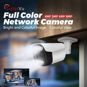 8MP IP Camera imx415 cảm biến tầm nhìn ban đêm hoạt động răn đe Màu Đỏ màu xanh đèn flash ánh sáng hai chiều âm thanh đám mây IP66 không thấm nước POE 4k - Product Image 2