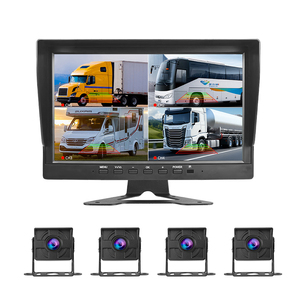 10 ''dvr 4CH HD IPS vòng lặp ghi âm xe màn hình với không thấm nước IP68 bãi đậu xe giám sát máy ảnh cho Xe Tải/RV/xe buýt phương tiện đi lại - Product Image 1