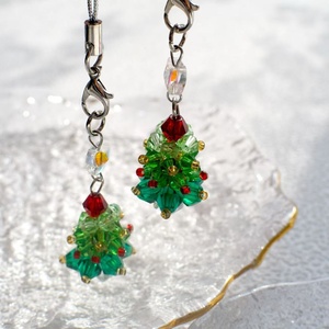 2026 New DIY Christmas Tree Mobile Phone Hanging Ornaments Lanyard Beaded Anti-Lost <b>Camera</b> Rope Keychain <b>Bag</b> Pendant Earrings - Product Image 5