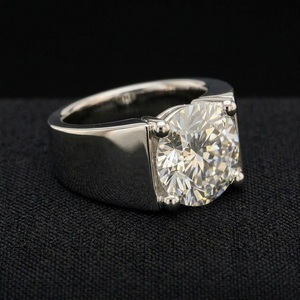 Anillo Sencillo de Platino Fino con Diamantes Brillantes, Certificado IGI, Elegante Anillo de Boda, Idea de Regalo de Joyería de Compromiso - Product Image 2
